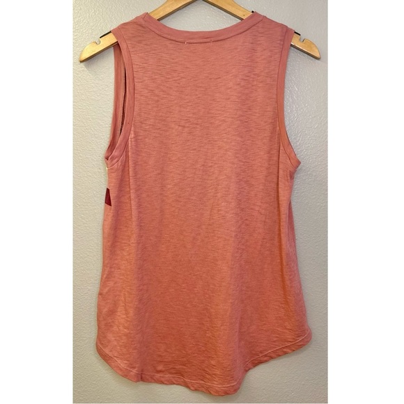 Sundry Sleeveless Pima Cotton Muscle Tee Tank Colorful Stripes - Picture 6 of 7